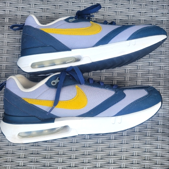 Nike Air Max Dawn Particle Grey Dark Citron - Picture 3 of 7